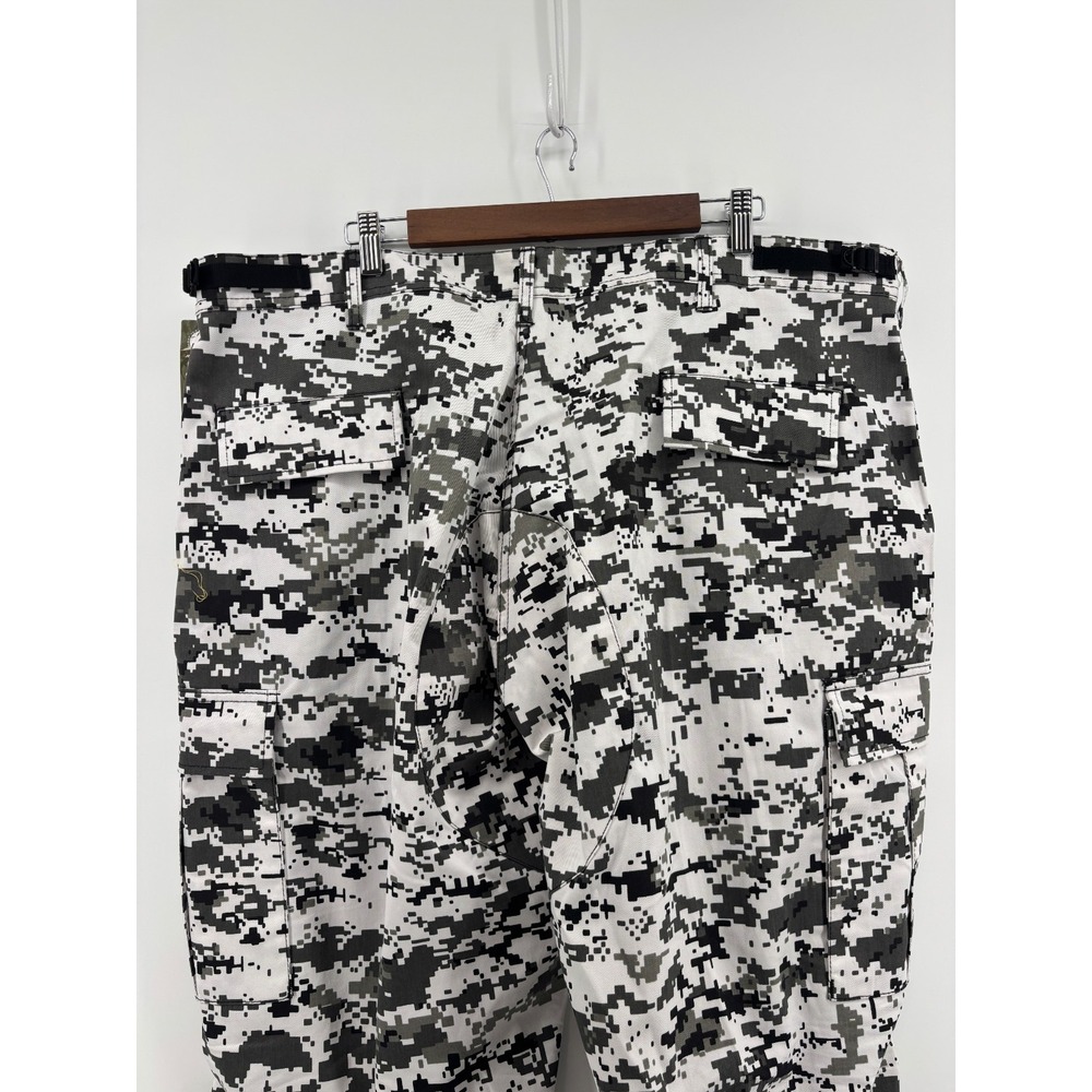 Rothco BDU Military Spec Cargo Pants Mens XXL City Digital Camo Gray White 99631